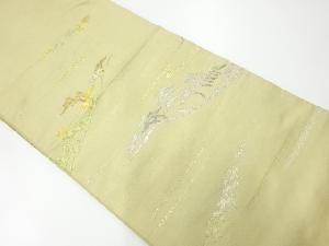 アンティーク　龍村平蔵製　松原模様織出し丸帯（材料）